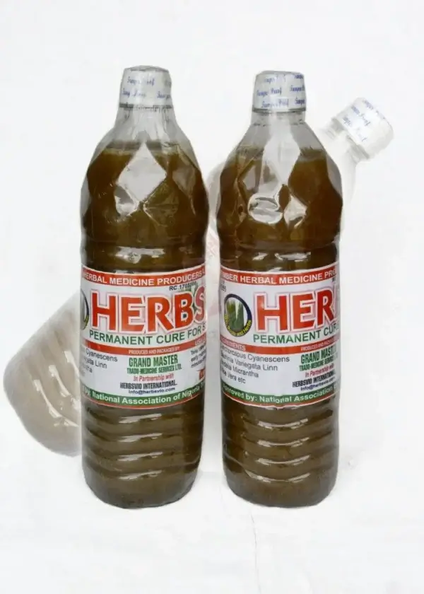 Herbsvio ulcer treatment bottle